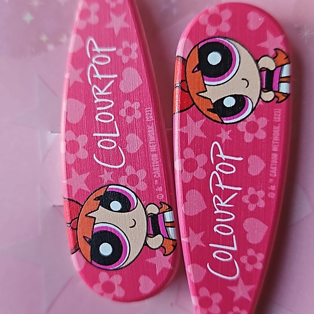 POWERPUFF GIRLS BLOSSOM 2 HAIR CLIPS - Picture 3 of 8
